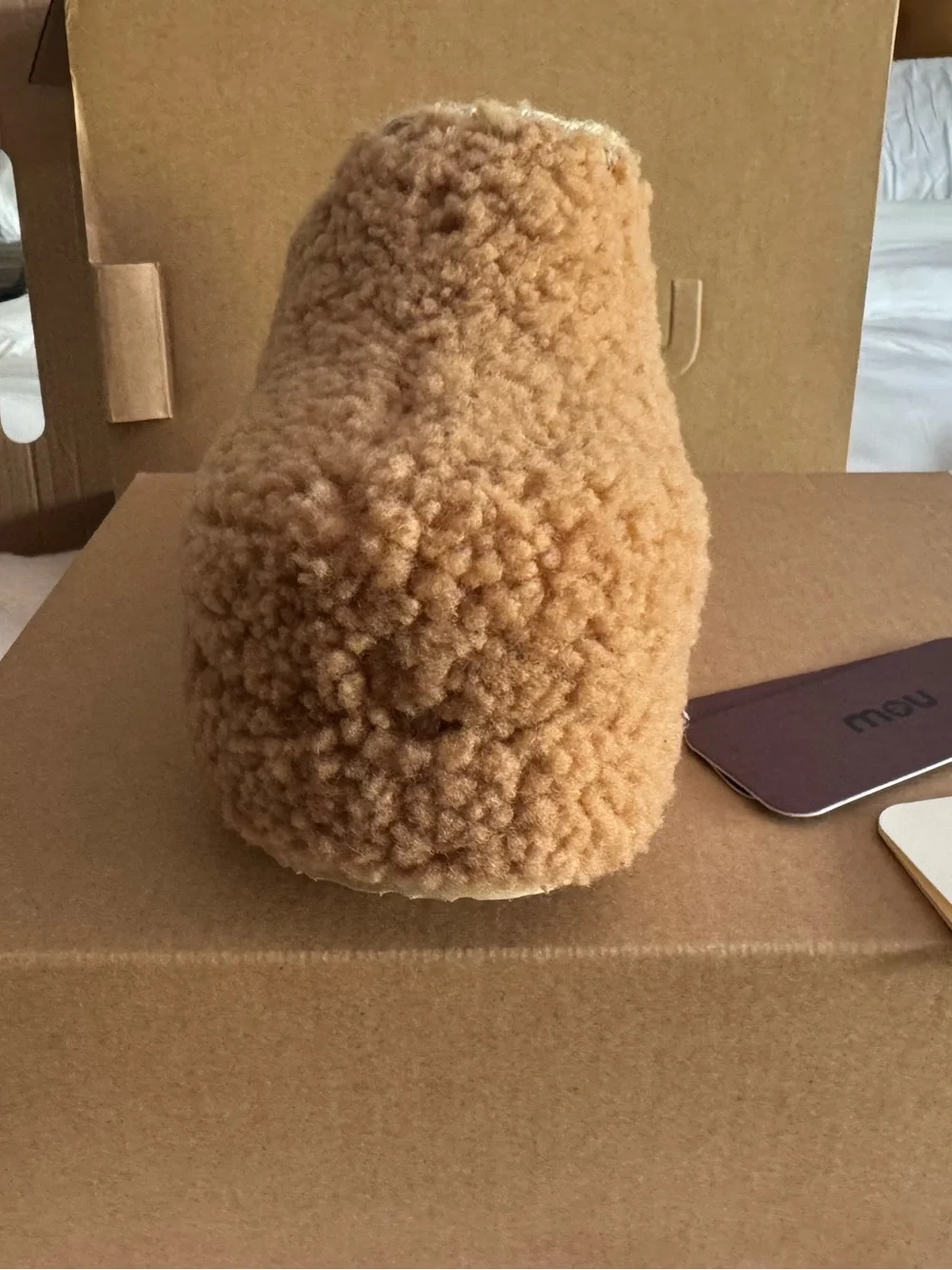 Mou Curly Sheepskin Clog - Picture 4 of 10